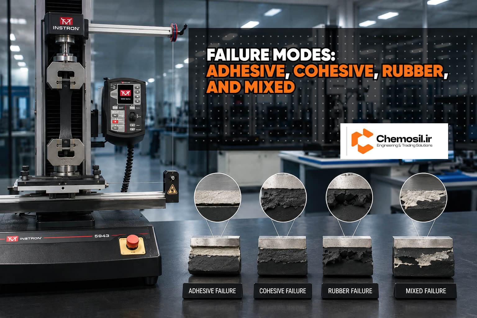 مقایسه انواع Failure Mode در آزمون ASTM D429