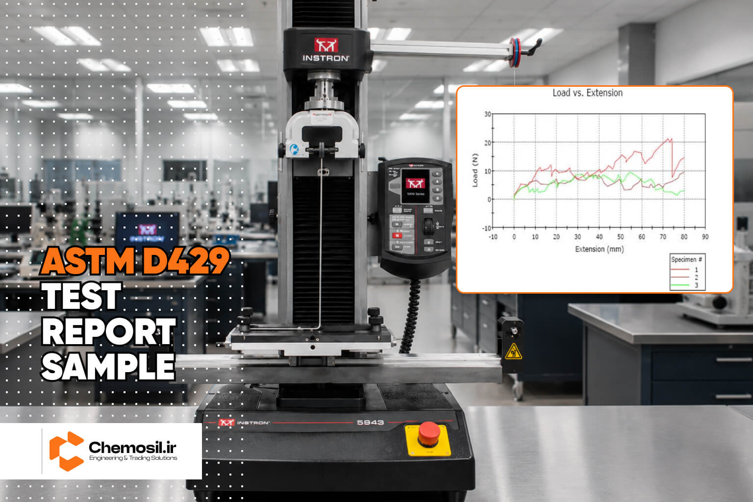 نمونه گزارش آزمون ASTM D429